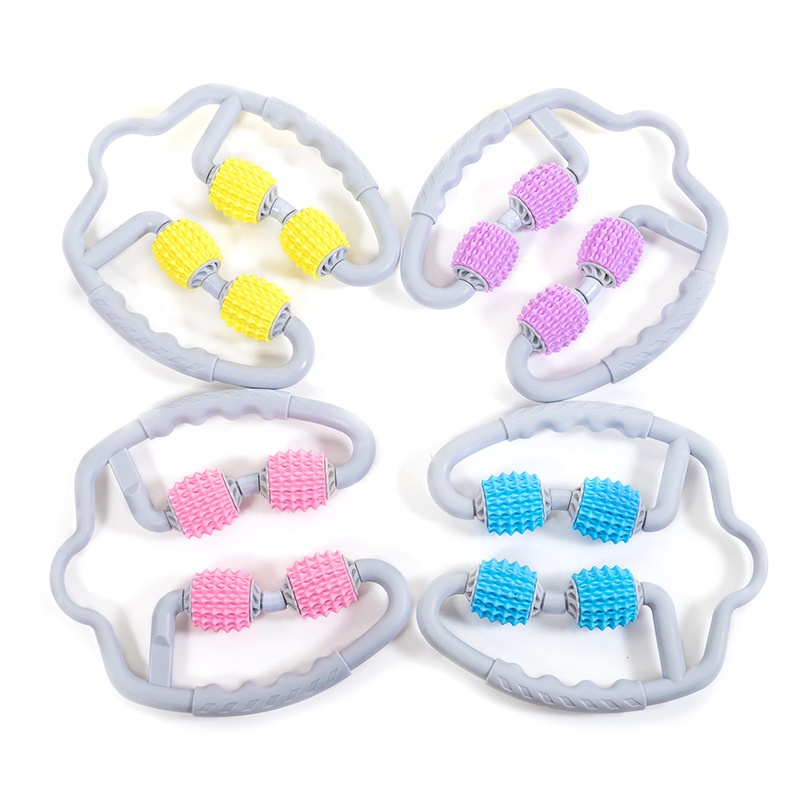 TPE kruhová masáž nohou s pomocí svalových válečků TPE kruhová masáž nohou s pomocí svalových válečků